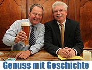 Bayerische Wirtshaus- und Gastronomieführer "Genuss mit Geschichte. Einkehr in bayerischen Denkmälern - Gasthöfe, Wirtshäuser und Weinstuben" - vogestellt von Ministern (Foto: Martin Schmitz)